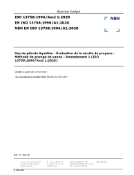 NBN EN ISO 13758:1996/A1:2020