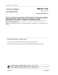 NBN EN 15189:2007