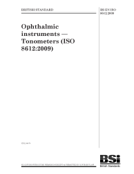 BS EN ISO 8612:2009