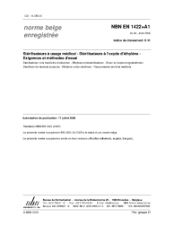 NBN EN 1422+A1:2009
