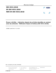 NBN EN ISO 4531:2018