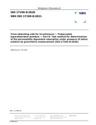 NBN ISO 17190-8:2021