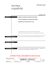 UNE-EN 54-23:2011
