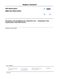 NBN ISO 8563:2023