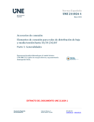 UNE 211024-1:2024