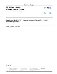 NBN EN 16714-1:2016