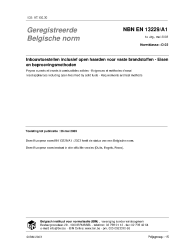 NBN EN 13229/A1:2003