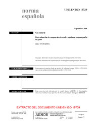 UNE-EN ISO 19739:2006