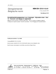 NBN EN 12312-15+A1:2009