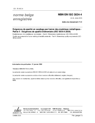 NBN EN ISO 3834-4:2006