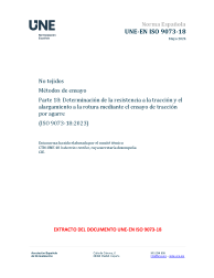 UNE-EN ISO 9073-18:2024