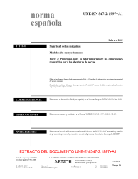 UNE-EN 547-2:1997+A1:2009 (R2016)