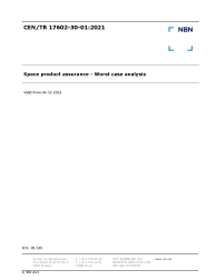 CEN/TR 17602-30-01:2021