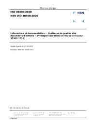 NBN ISO 30300:2020
