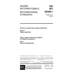 IEC 60309-1:1999