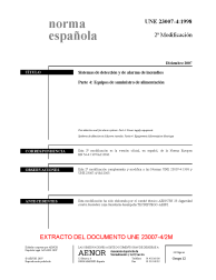 UNE 23007-4:1998/2M:2007
