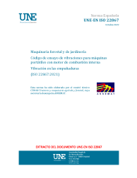 UNE-EN ISO 22867:2022