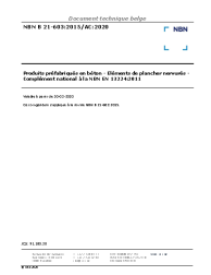 NBN B 21-603:2015/AC:2020