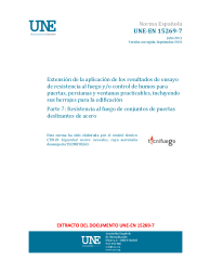 UNE-EN 15269-7:2011 (R2019)