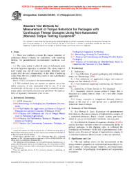 ASTM D2063/D2063M-10(2012)