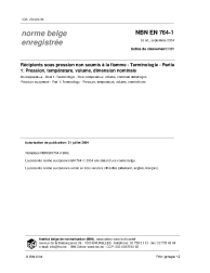 NBN EN 764-1:2004
