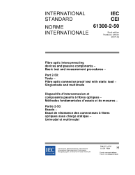 IEC 61300-2-50:2007