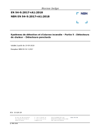 NBN EN 54-5:2017+A1:2018
