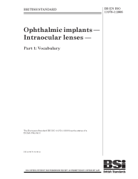 BS EN ISO 11979-1:2006