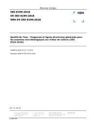 NBN EN ISO 8199:2018
