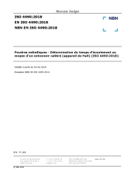 NBN EN ISO 4490:2018