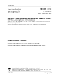 NBN EN 13750:2003
