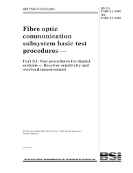 BS EN 61280-2-1:1999