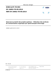 NBN EN 16602-70-05:2014