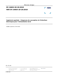 NBN EN 16603-20-20:2018