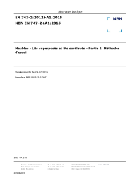 NBN EN 747-2+A1:2015