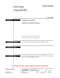 UNE 21302-442:2001 (R2015)