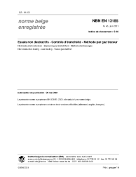 NBN EN 13185:2001