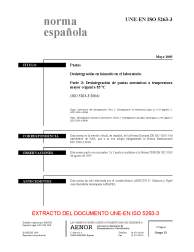 UNE-EN ISO 5263-3:2005 (R2009)