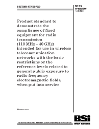 BS EN 50401:2006+A1:2011