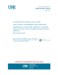 UNE-EN ISO 25424:2020