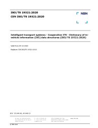 CEN ISO/TS 19321:2020