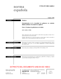 UNE-EN ISO 1628-2:1999