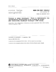NBN EN ISO 10545-2:1997