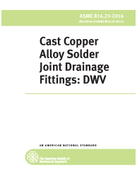 ASME B16.23-2016