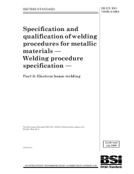 BS EN ISO 15609-3:2004