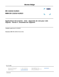 NBN EN 13232-9:2023