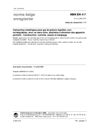 NBN EN 417:2003