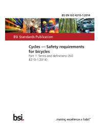BS EN ISO 4210-1:2014