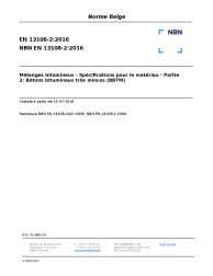 NBN EN 13108-2:2016