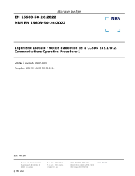 NBN EN 16603-50-26:2022